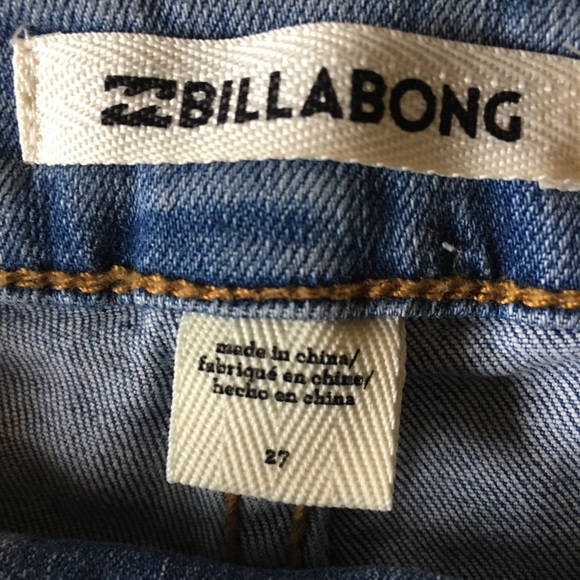 Billabong Lite Hearted Distress Laceup shorts 27 - Picture 8 of 11